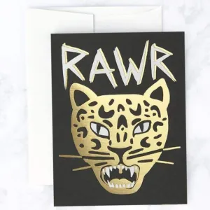 Rawr Gold Foil Card