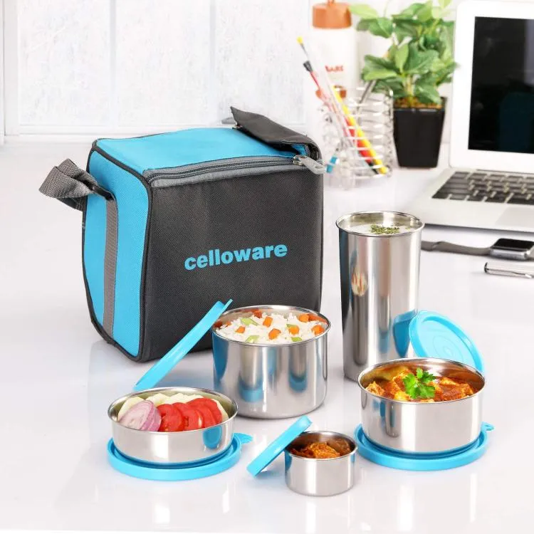 Steelox Steel Lunch Box Combo