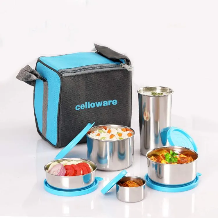 Steelox Steel Lunch Box Combo
