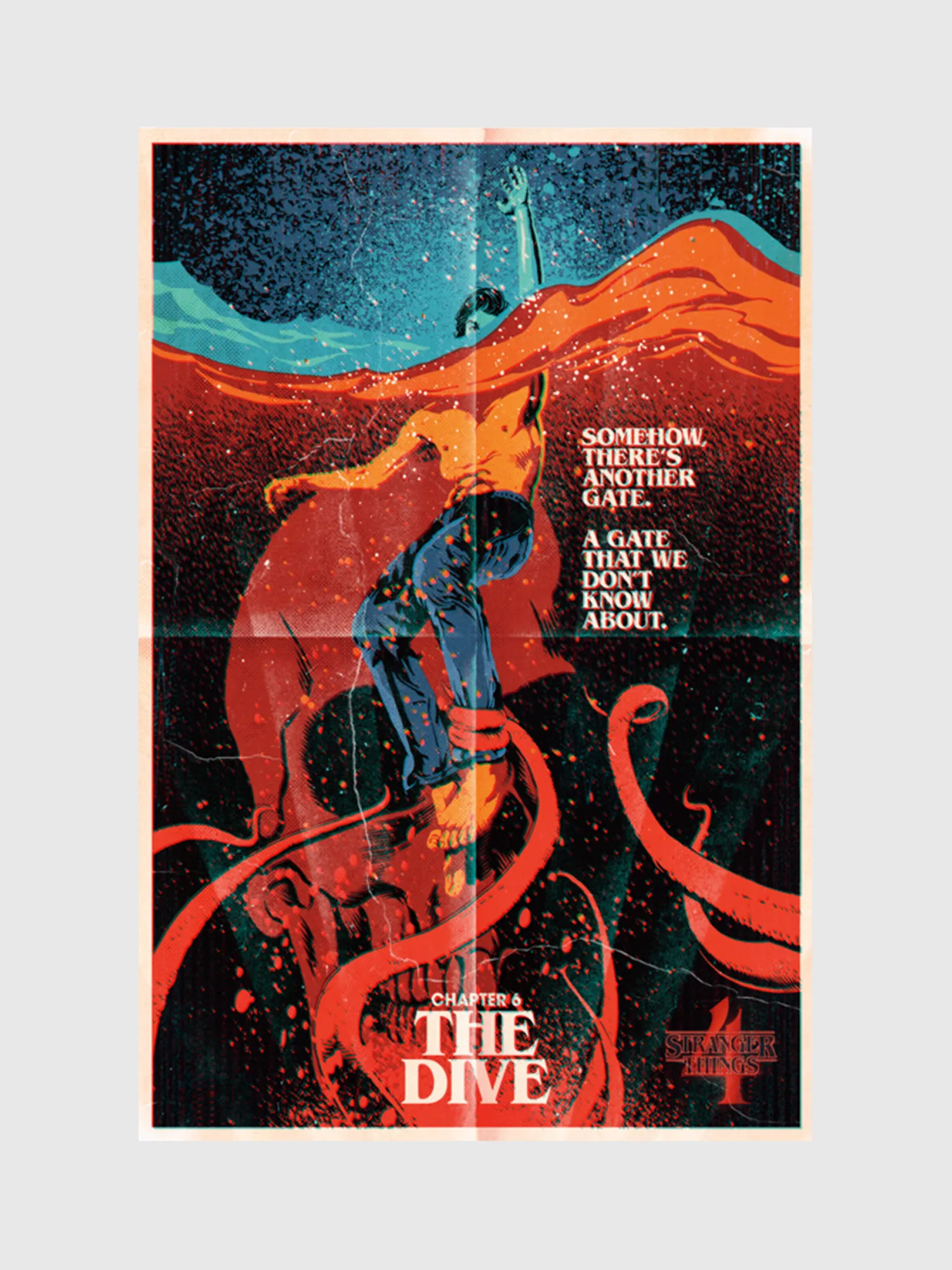 Stranger Things x Butcher Billy The Dive Poster [24x36]