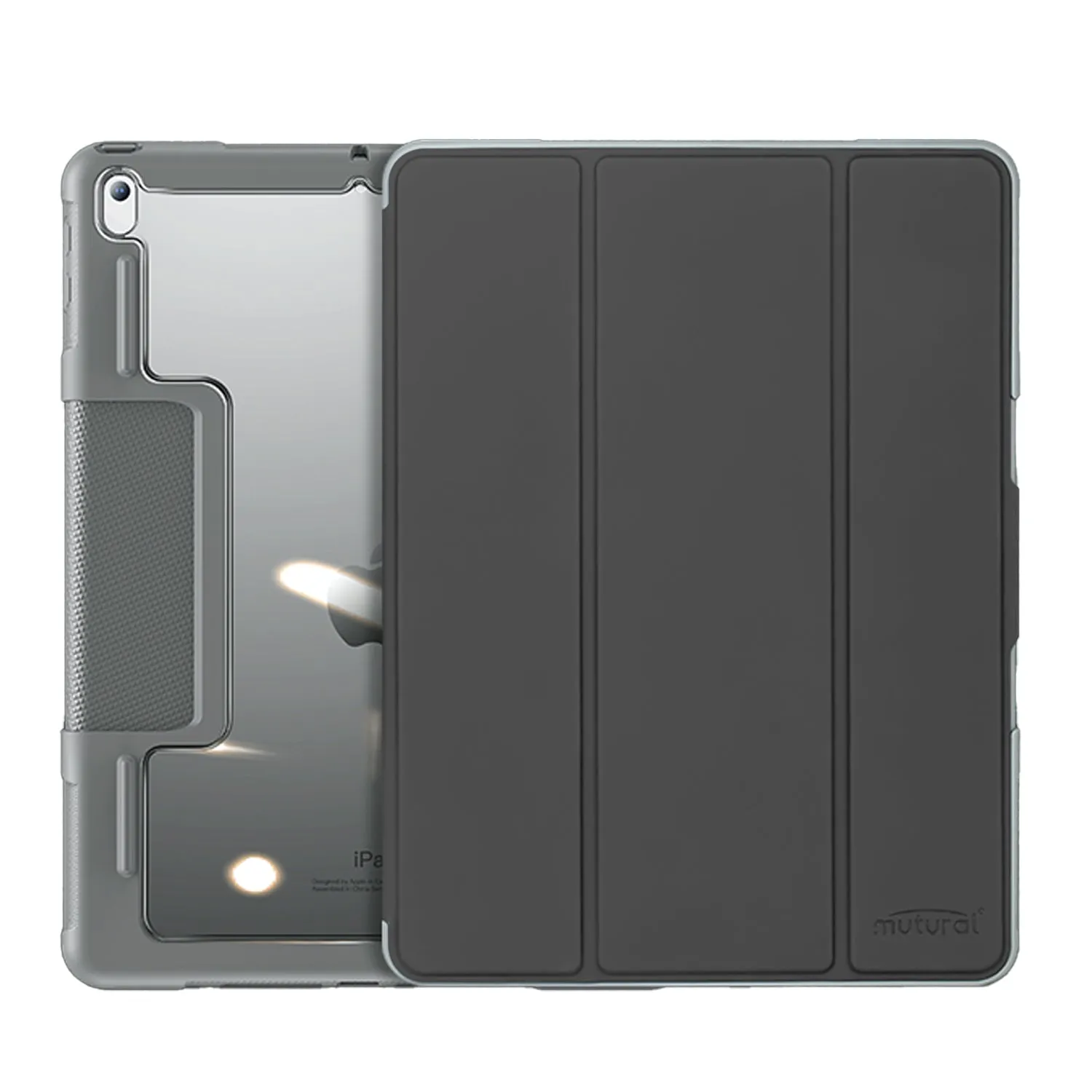 Tough On iPad 10th Gen 2022 10.9" Case Smart Cover Black Clear
