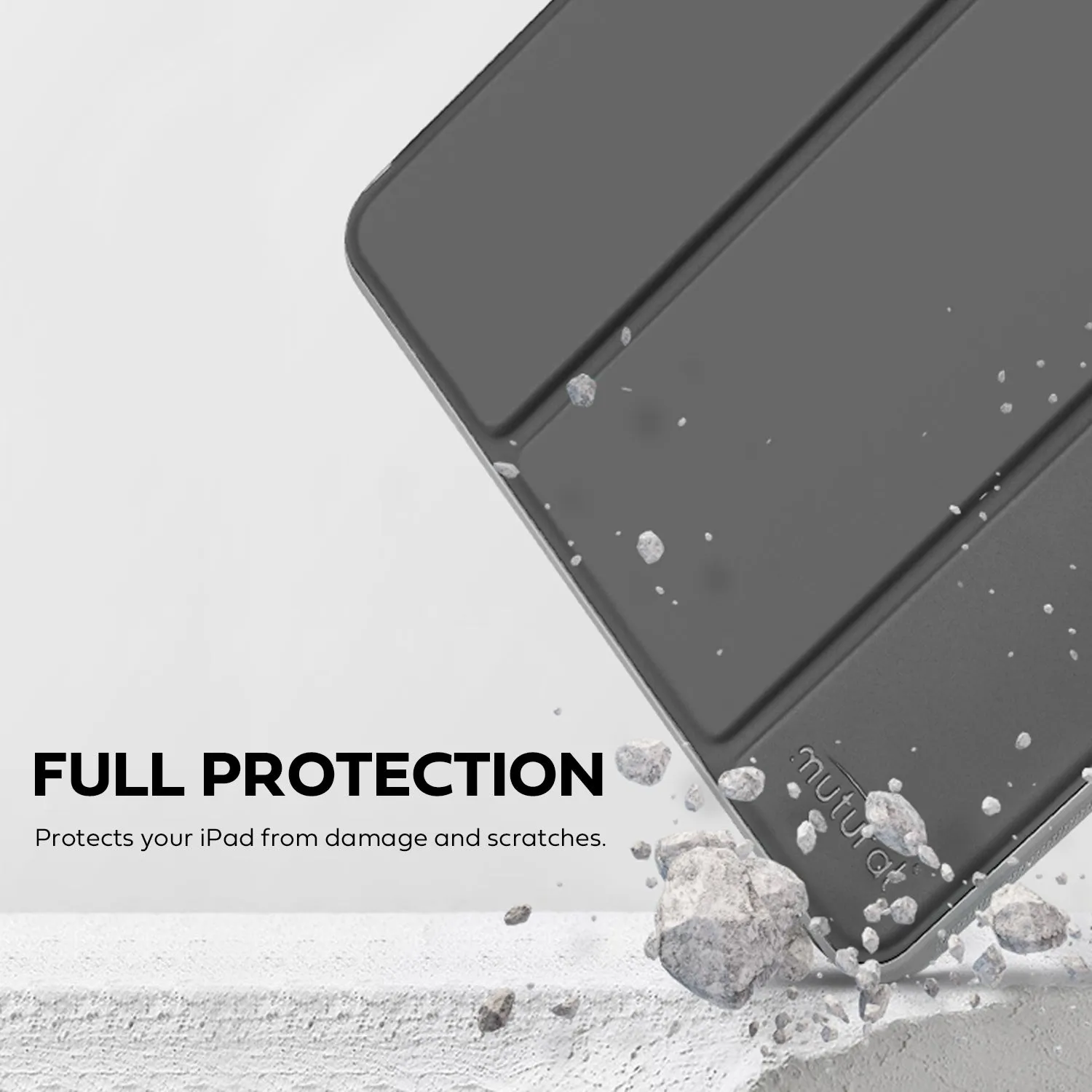 Tough On iPad 10th Gen 2022 10.9" Case Smart Cover Black Clear