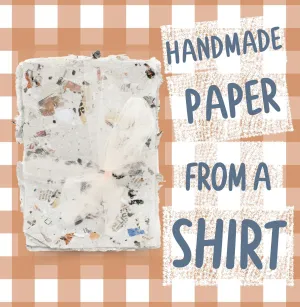 Upcycled T-Shirt Handmade Paper