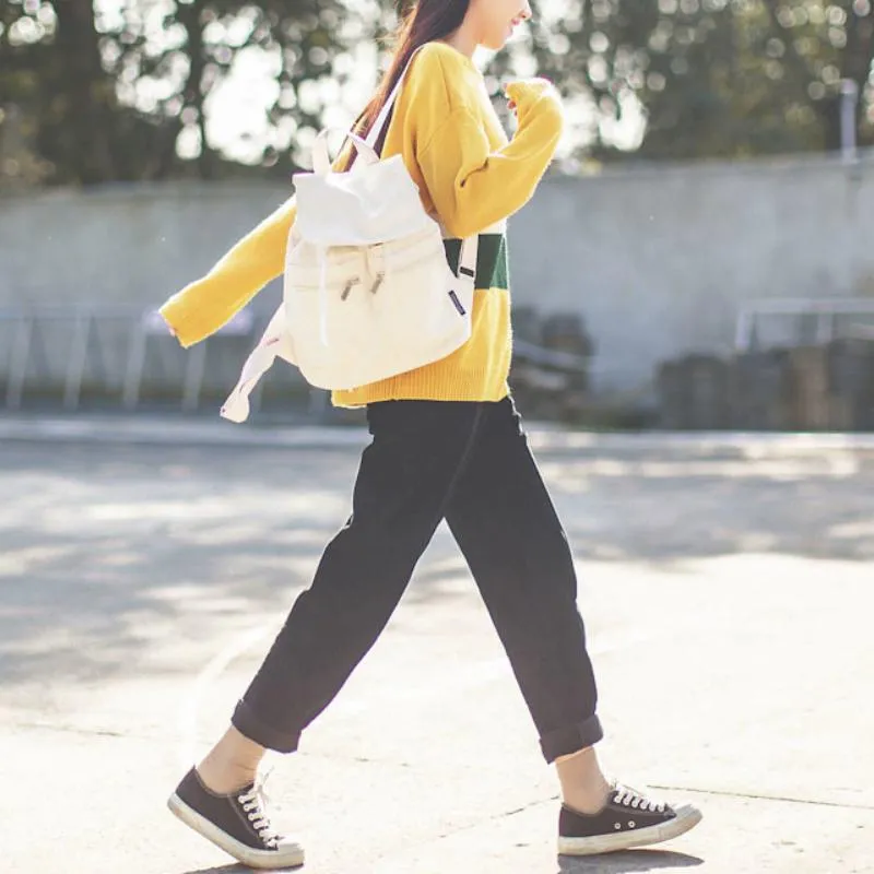 Women's Casual Backpack With Top Handle