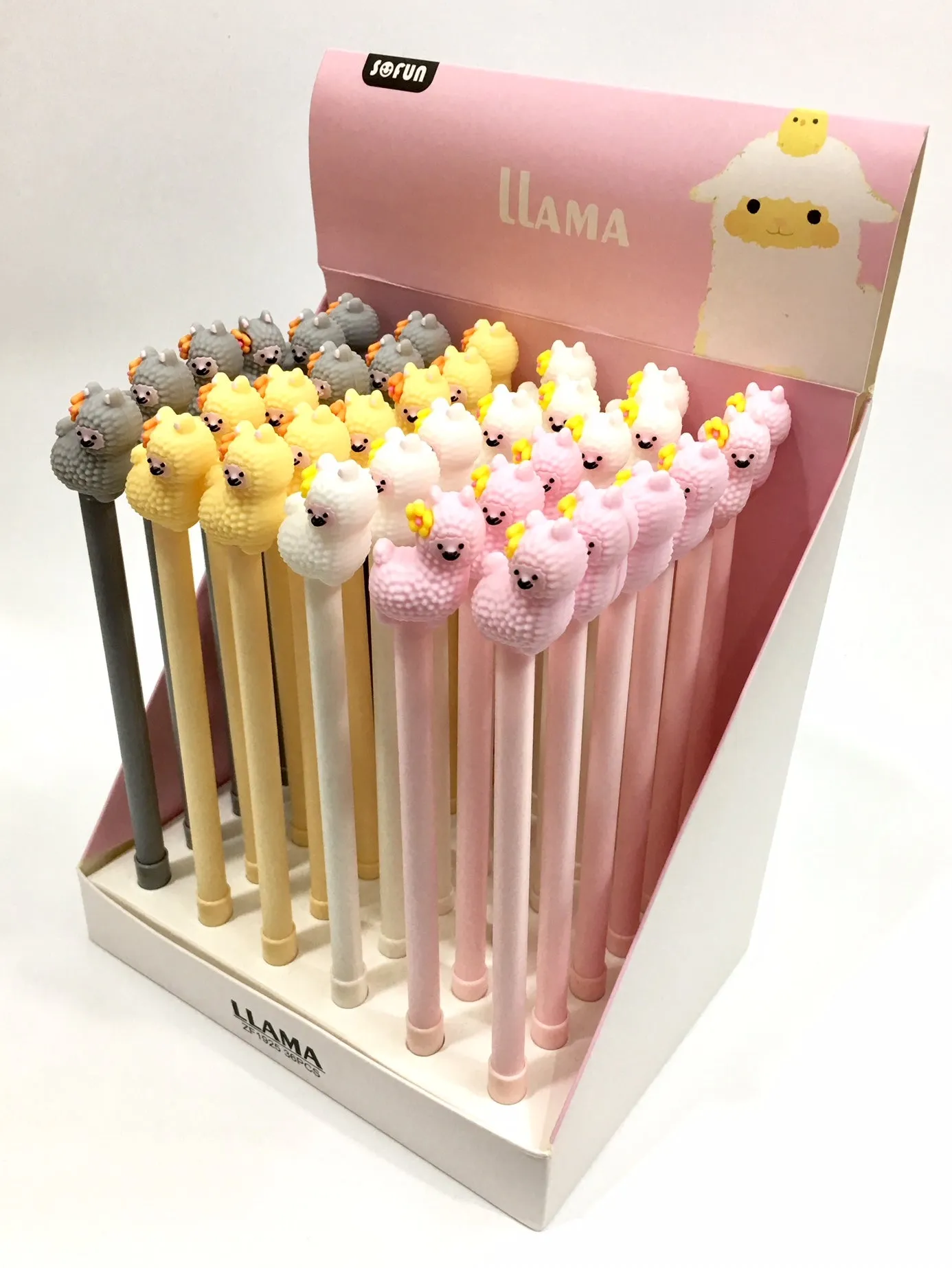 X 22252 LLAMA FLOWER Gel Pen-DISCONTINUED