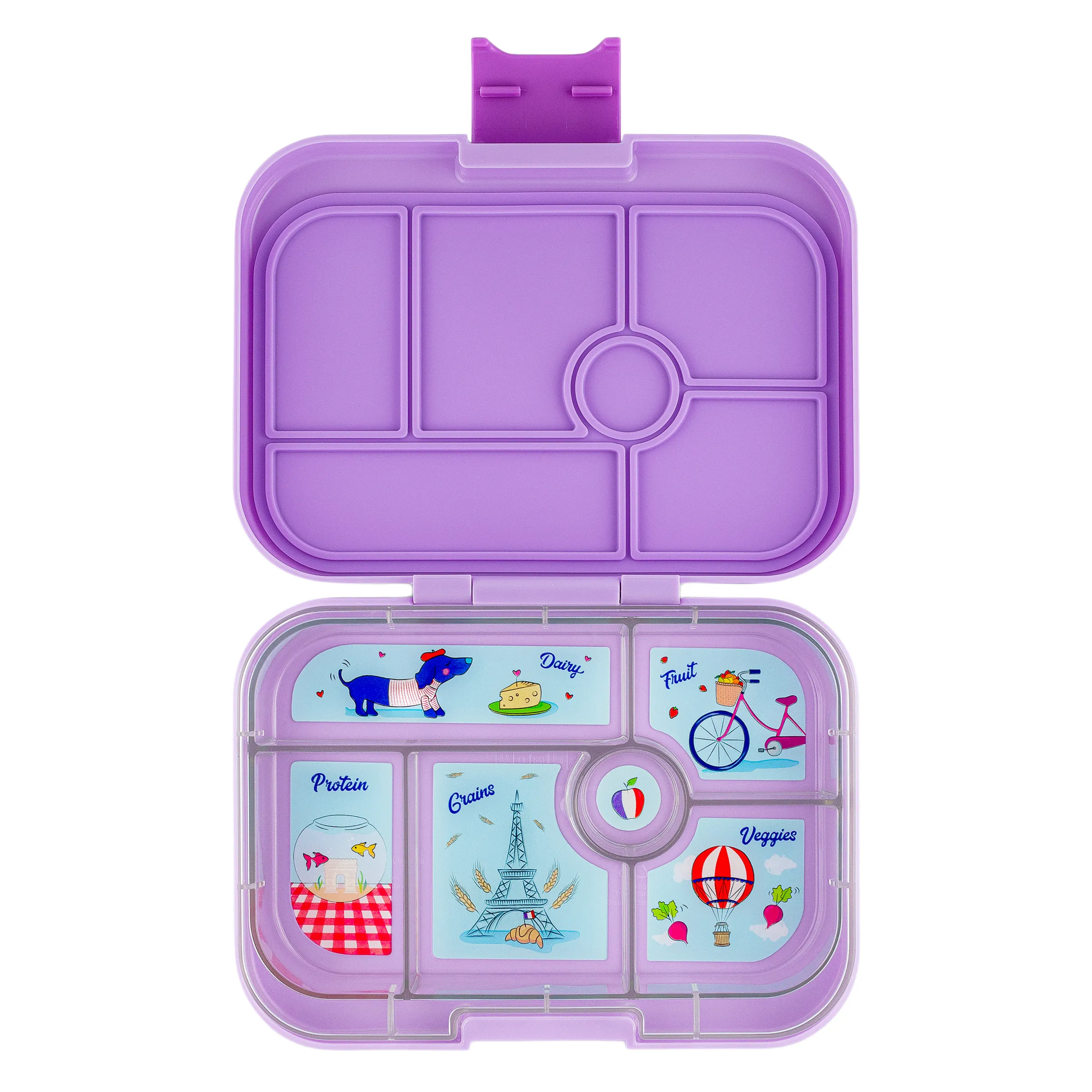 Yumbox Original 6 Lunch Box - Lulu Purple